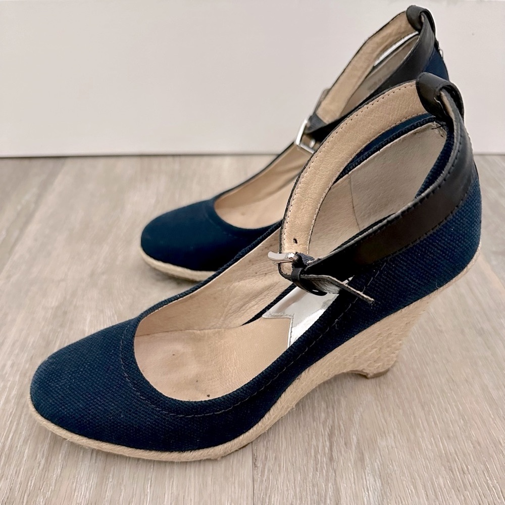 Navy Canvas Wedges from Michael Kors